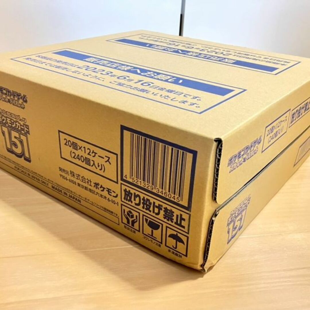 ポケモン - ポケモンカード 151　1カートン12box　新品未開封　当日発送可