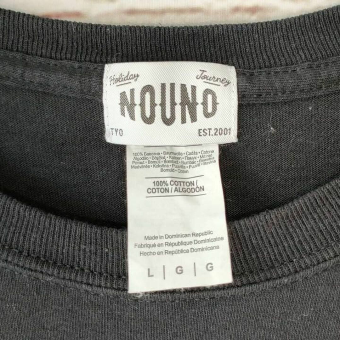 nouno(ノウノ)のNOUNO ノウノ　トップス　Tシャツ　メンズ　レディース 【L】 メンズのトップス(Tシャツ/カットソー(半袖/袖なし))の商品写真