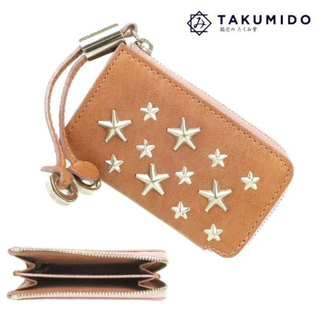 JIMMY CHOO - ジミーチュウ コインケース スタースタッズ 中古 ピンク