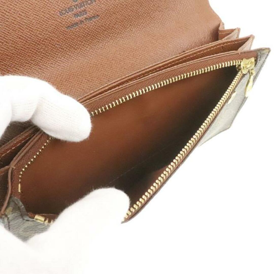 ルイヴィトン 二つ折り長財布 ポルトフォイユ アコルディオン M58008 中古 モノグラム ブラウン LOUIS VUITTON 【中古】 | チェーンストラップ欠品 ロングウォレット ユニセックス ファッション ビジネスシーン サイフ シンプル ビトン LV ブランド小物 Bランク