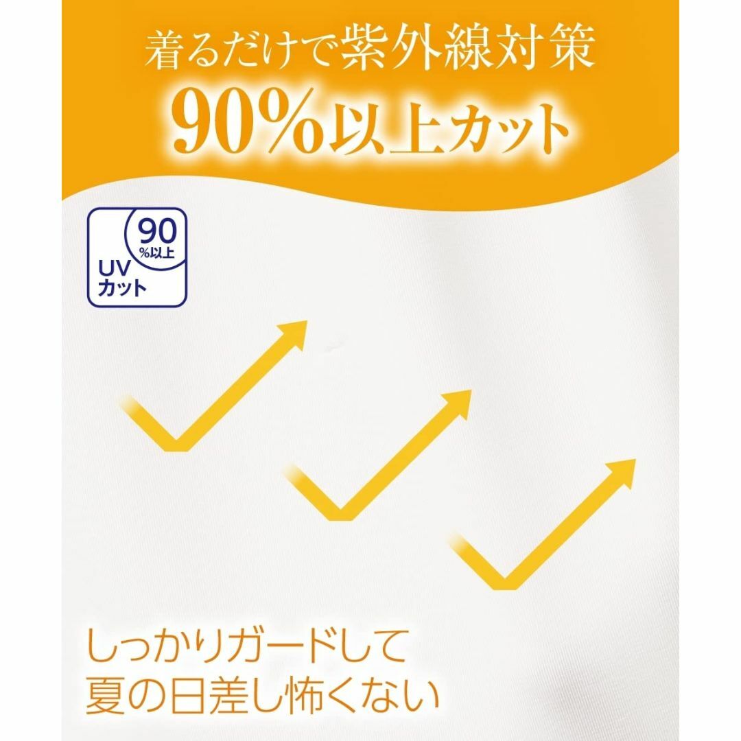 ニッセン インナー UVカット セット 2枚組 超冷感 長袖 指穴付き 吸汗速乾 2