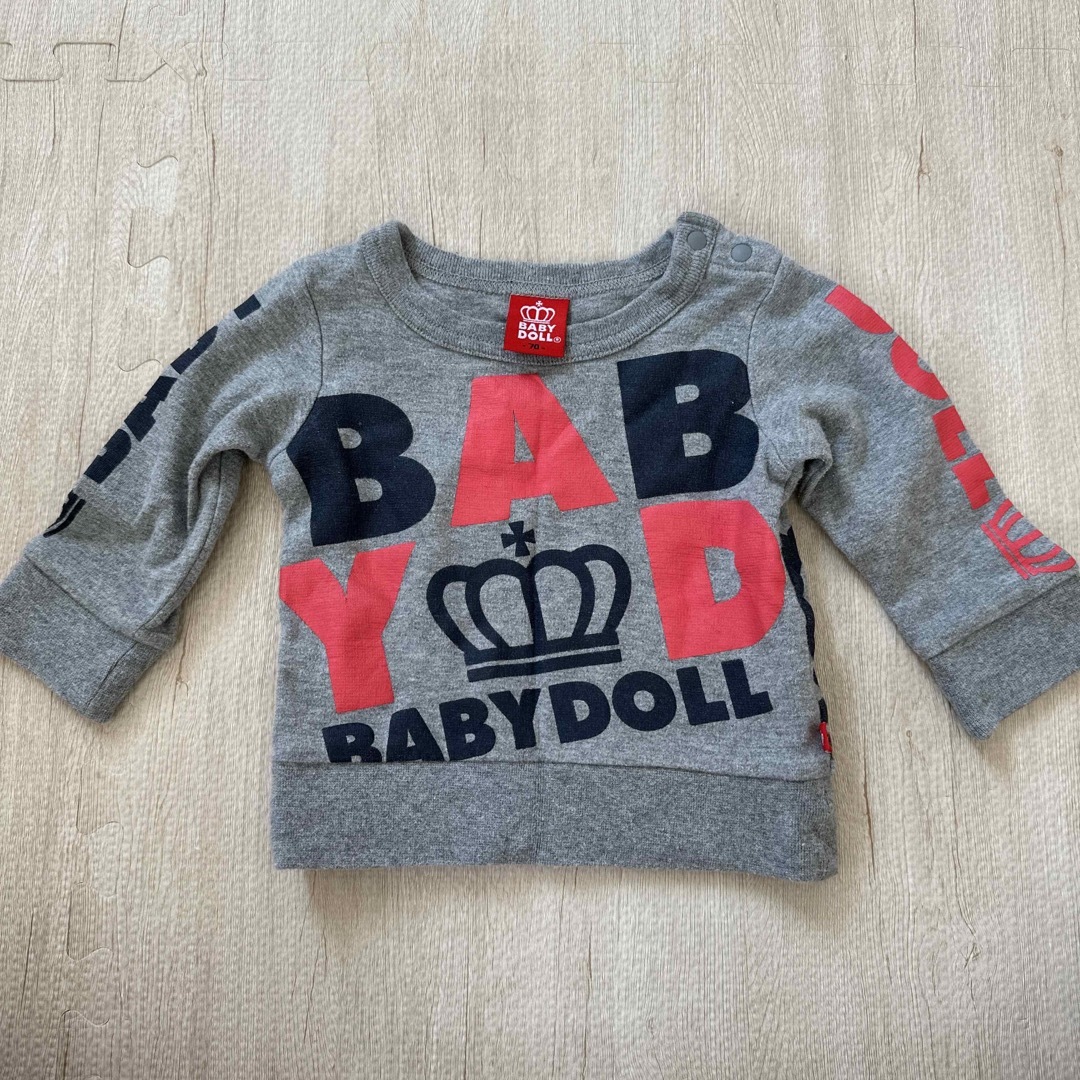 BABYDOLL(ベビードール)のベビードール　baby doll Tシャツ　長袖　70cm ベビー服 キッズ/ベビー/マタニティのベビー服(~85cm)(Ｔシャツ)の商品写真