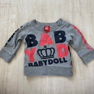 ベビードール(BABYDOLL)のベビードール　baby doll Tシャツ　長袖　70cm ベビー服(Ｔシャツ)