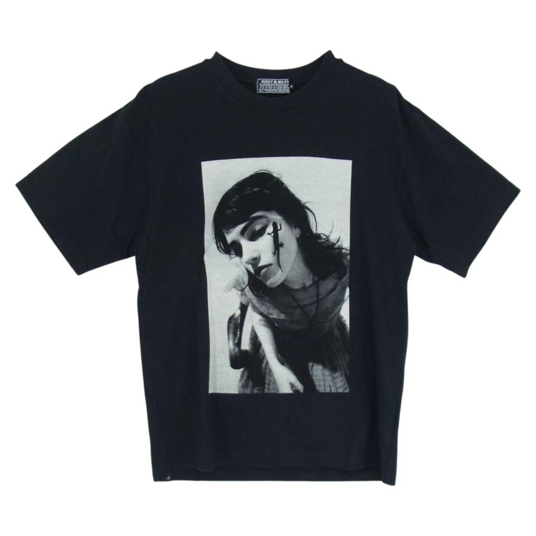 HYSTERIC GLAMOUR ヒステリックグラマー 23SS 02231CT36 RICHARD KERN プリント 半袖 Tシャツ ブラック系 S