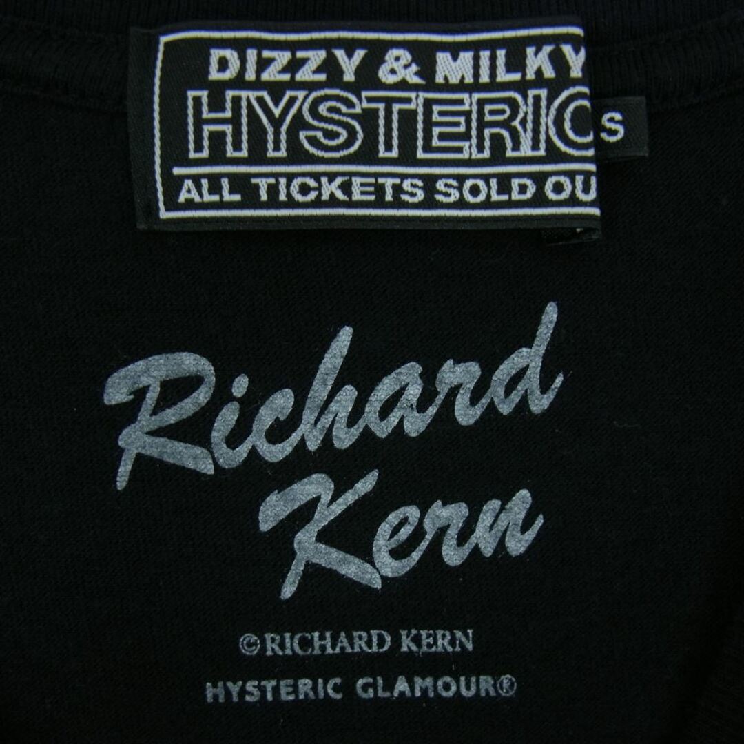 HYSTERIC GLAMOUR ヒステリックグラマー 23SS 02231CT36 RICHARD KERN プリント 半袖 Tシャツ ブラック系 S 3