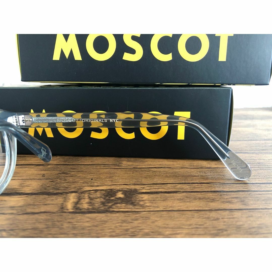 MOSCOT LEMTOSH / 46 SAGE / 度なしクリアレンズ付き