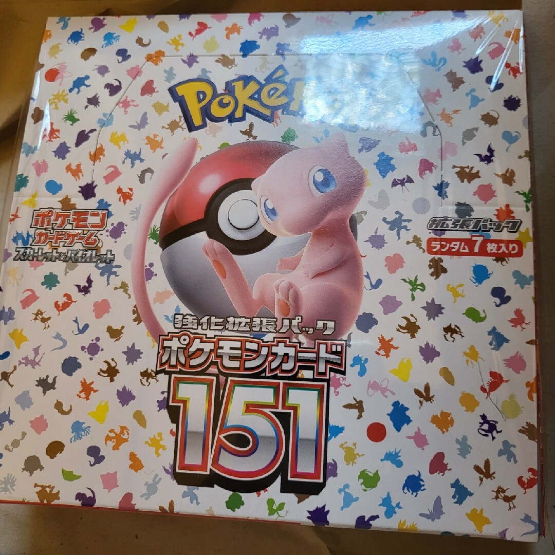 【シュリンク付き】ポケモンカードゲーム　151 1box