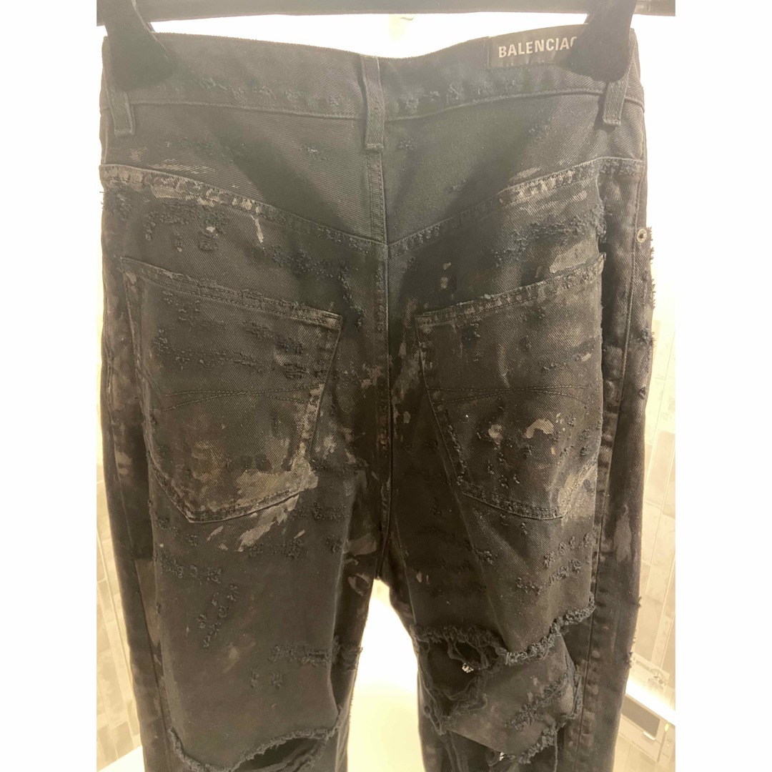 BALENCIAGA SUPER DESTROYED BAGGY メンズのパンツ(デニム/ジーンズ)の商品写真