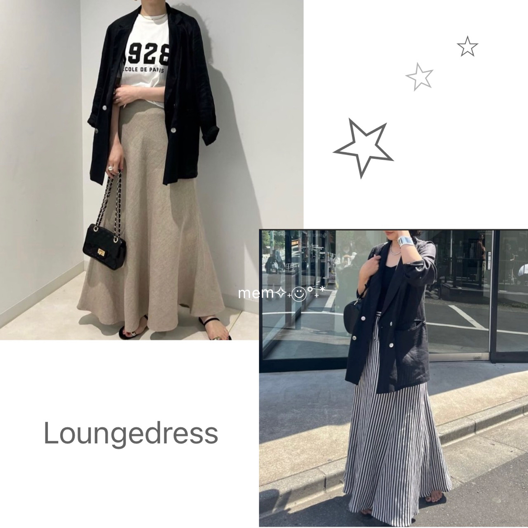 肌触りがいい Loungedress ラウンジドレス リネンシアージャケット