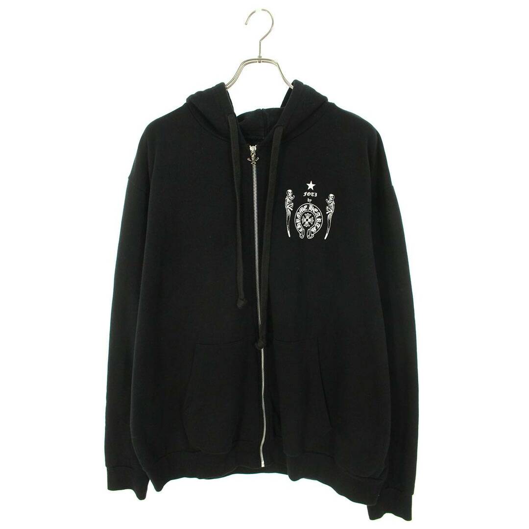 クロムハーツ  SWTSHRT HD ZIP バックフォティプリントジップアップパーカー  メンズ XL