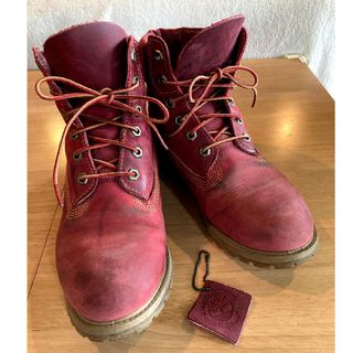 ティンバーランド(Timberland)のTimberlandブーツ赤6.5(23.5cm～24)6インチプレミアムブーツ(ブーツ)