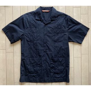 ユナイテッドアローズ(UNITED ARROWS)のHAVANERA ハバネラ　キューバシャツ　ブラック(シャツ)