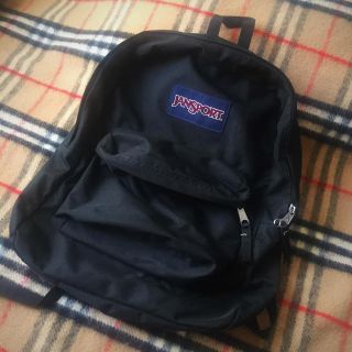 JANSPORT ブラックリュック(バッグパック/リュック)