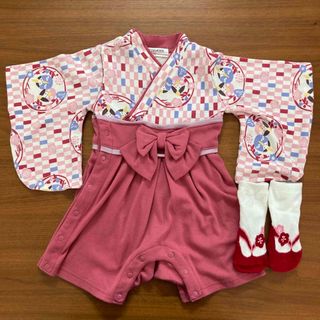 ベビー袴と靴下のセット(和服/着物)