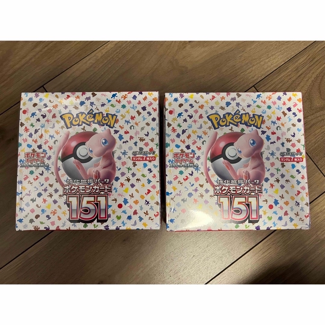 ポケモンカード151 シュリンク付き　2BOX