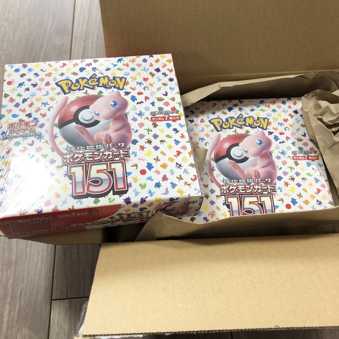 ポケモン151 box シュリンク付き　2BOX