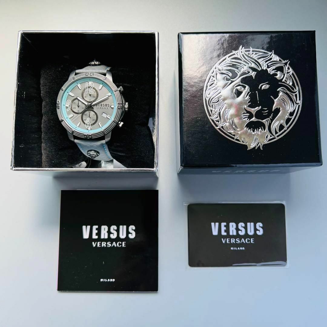 VERSACE   ヴェルサス ヴェルサーチ 腕時計 新品 メンズ グレー ブルー