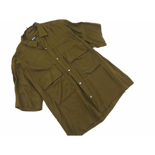 コムサイズム(COMME CA ISM)のCOMME CA ISM コムサイズム ミリタリー シャツ sizeS/カーキ ■◆ メンズ(シャツ)