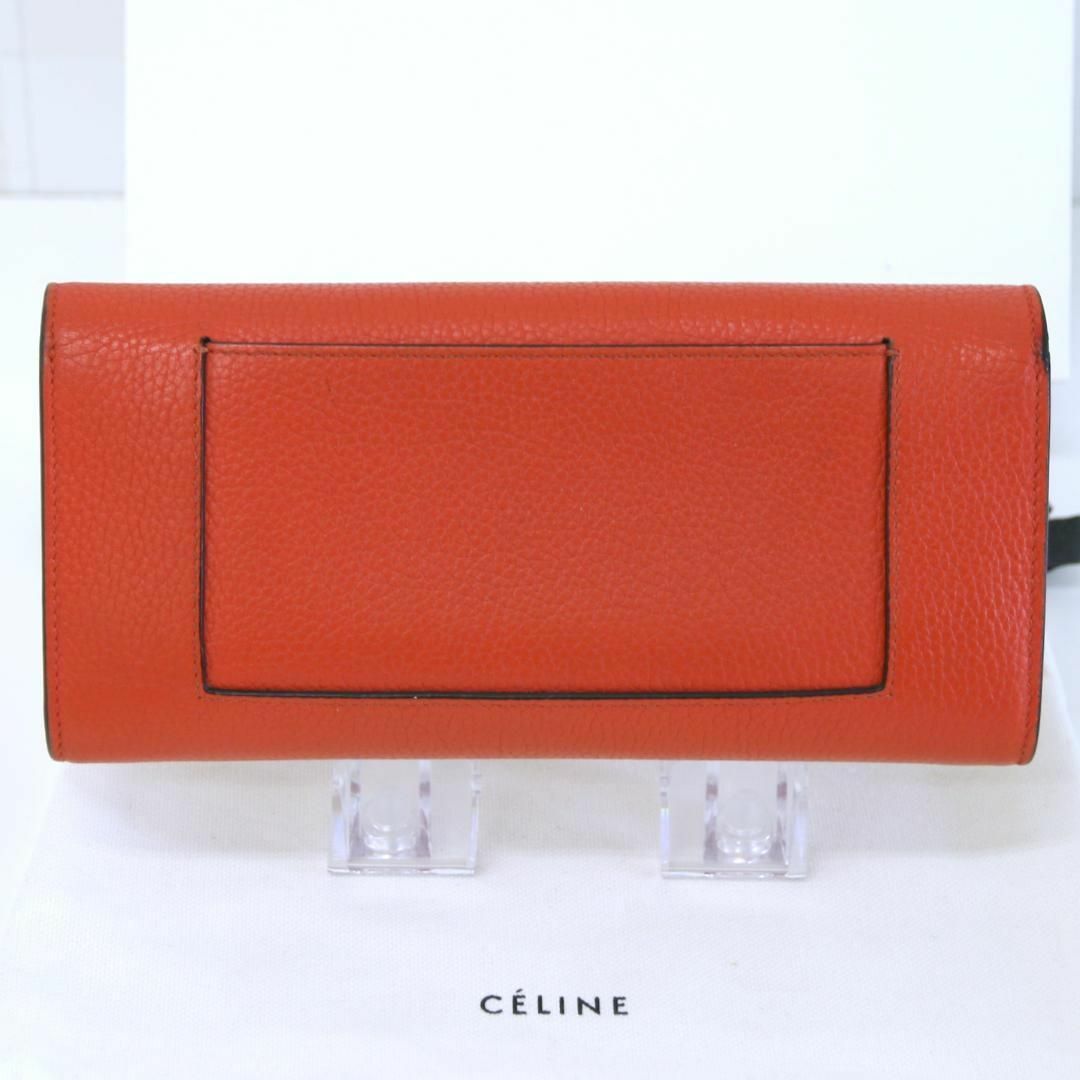 celine(セリーヌ)のセリーヌ 　CELINE　 レザー 長財布・箱+保存袋・カード類付・美品^^ レディースのファッション小物(財布)の商品写真