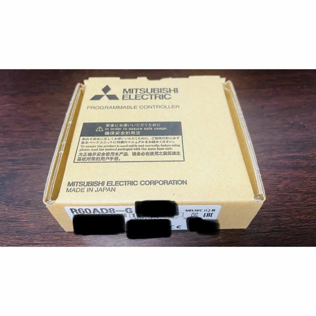 【新品】MELSEC iQ-R　アナログ－デジタル変換ユニット R60AD8-GPC/タブレット