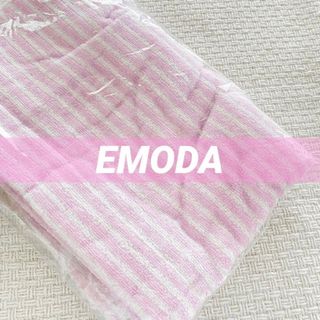 エモダ(EMODA)の【新品】EMODA エモダ　ノベルティ　ピンナップレディ　ビーチタオル　ピンク(タオル/バス用品)