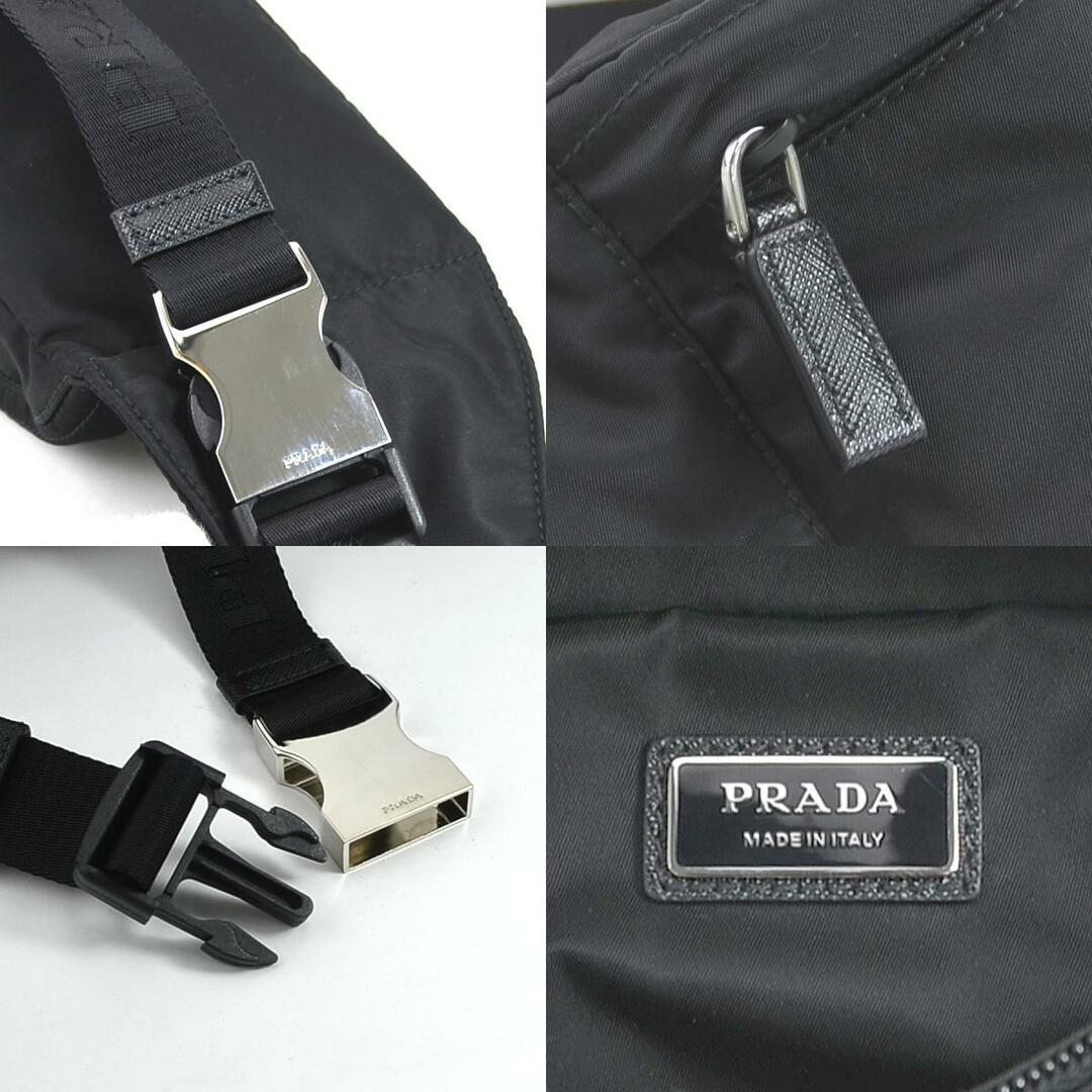 プラダ PRADA ウエストバッグ ボディバッグ ナイロン ブラック ユニセックス 2VL034 送料無料【中古】 99532f