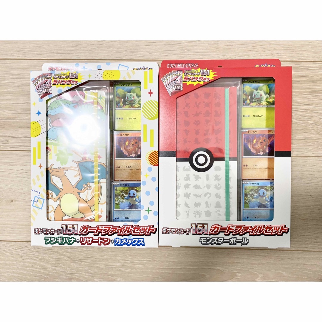 ポケモンカード 151 シュリンク付き6box カードファイルセット2種×2-
