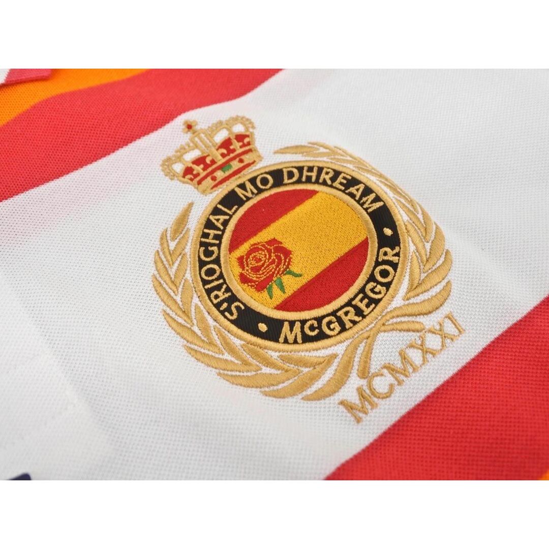 新品 McGregor マックレガー 半袖 ポロシャツ sizeL/白x赤xオレンジ ■◆ メンズ