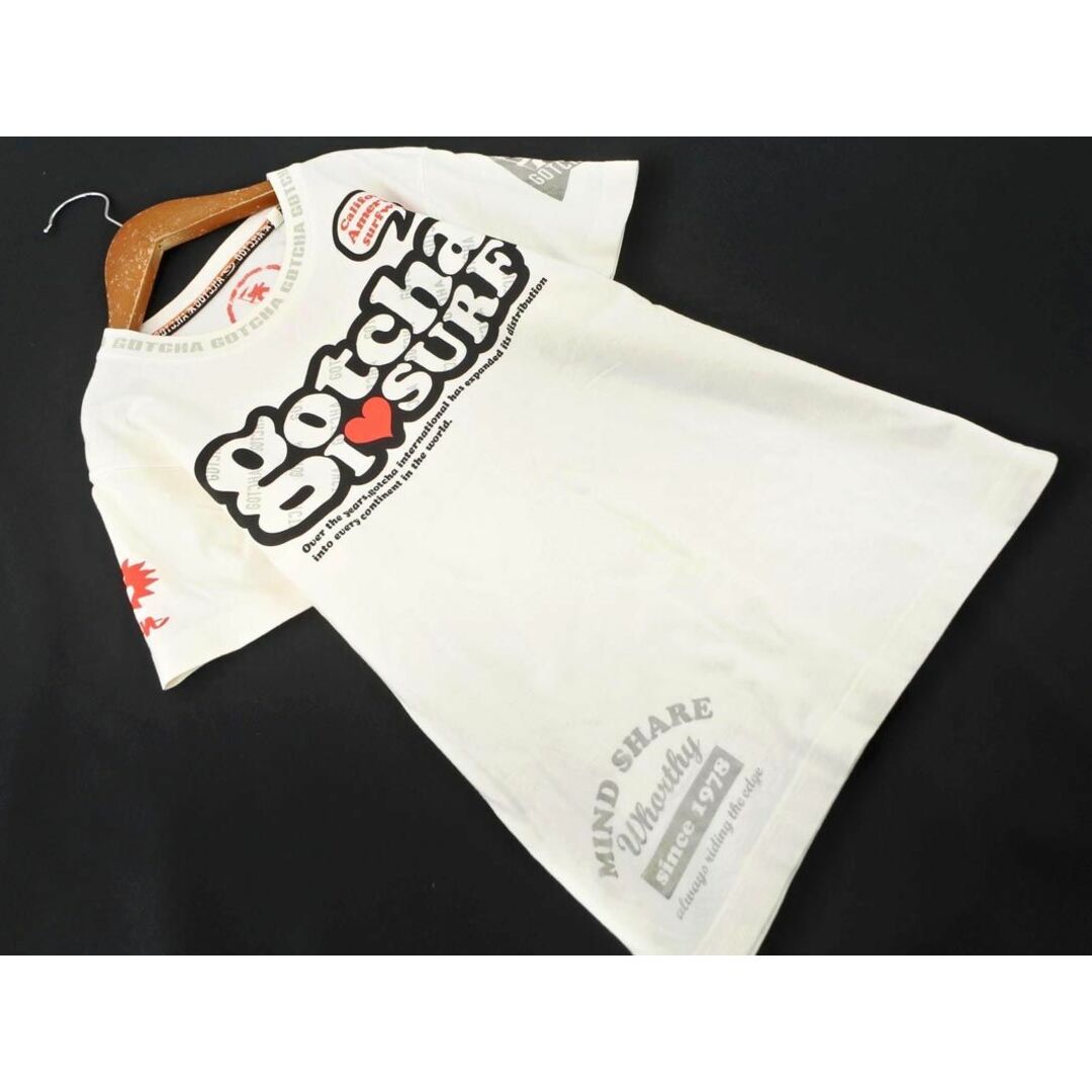 GOTCHA(ガッチャ)のGOTCHA ガッチャ プリント 半袖 Tシャツ sizeXS/白  ■◆ レディース レディースのトップス(Tシャツ(半袖/袖なし))の商品写真