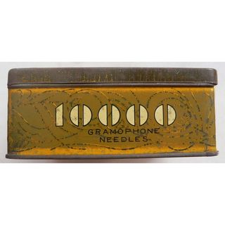 アンティークヴィンテージ☆レコード針缶空箱クジャク針10000の通販 by