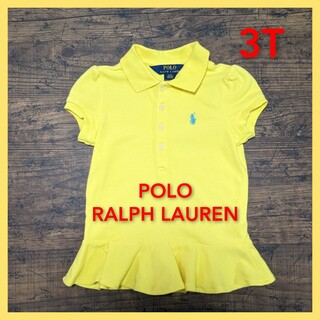 ラルフローレン(Ralph Lauren)のラルフローレン　ポロシャツ　裾フリル　【3T/100】(Tシャツ/カットソー)