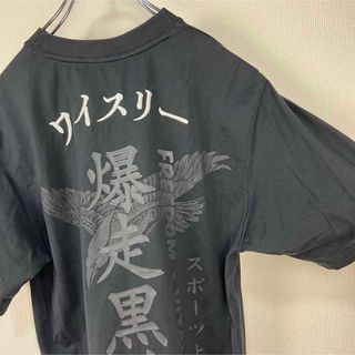 Y-3 Tシャツ 爆走黒鴉 ブラック サイズL