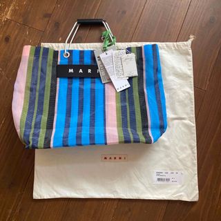 マルニ(Marni)のMARNI  MARKET マルニマーケットストライプトート(トートバッグ)