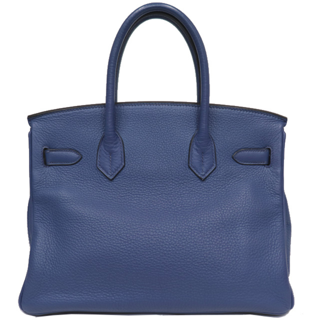 Hermes(エルメス)のエルメス HERMES バーキン30 BIRKIN トリヨン ブルー系 シルバー金具 □K刻印 2007年 8022 レディースのバッグ(ハンドバッグ)の商品写真