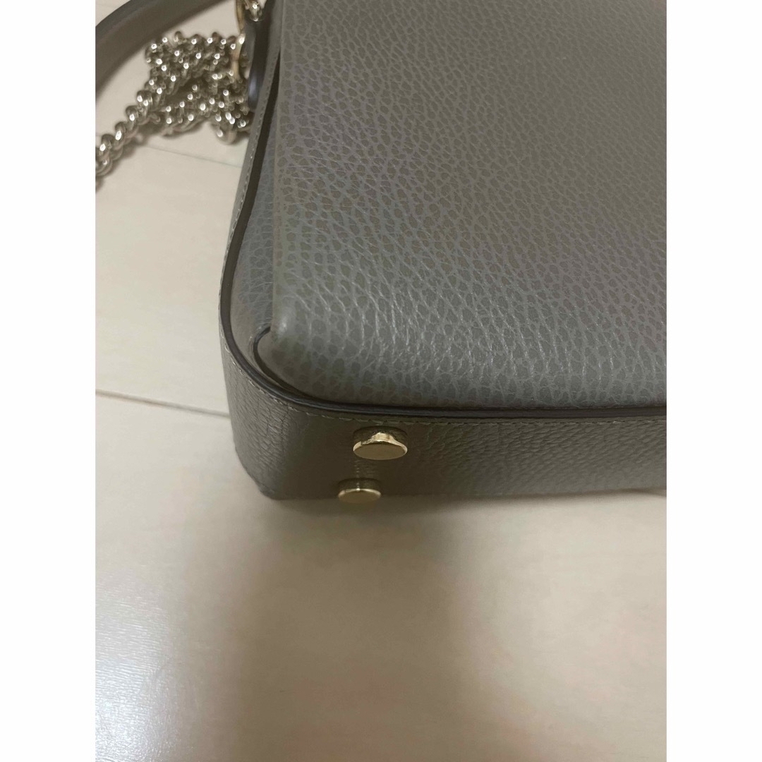 Gucci - グッチ GUCCI 2WAYバッグ チェーンショルダーバッグ グレーの