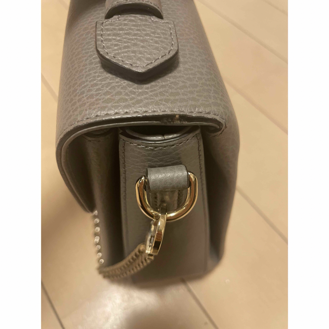 Gucci - グッチ GUCCI 2WAYバッグ チェーンショルダーバッグ グレーの