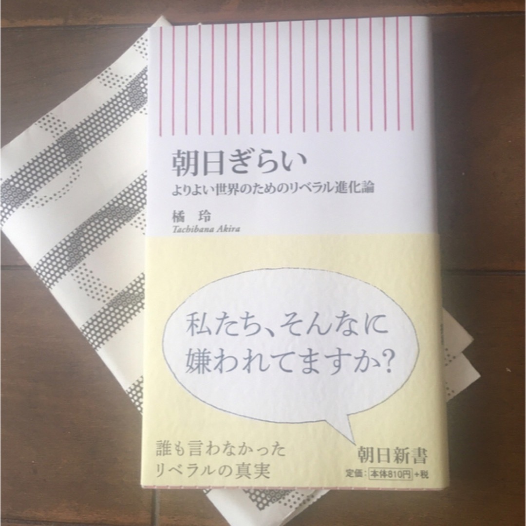 朝日新聞出版(アサヒシンブンシュッパン)の朝日ぎらい  よりよい世界のためのリベラル進化論 エンタメ/ホビーの本(人文/社会)の商品写真