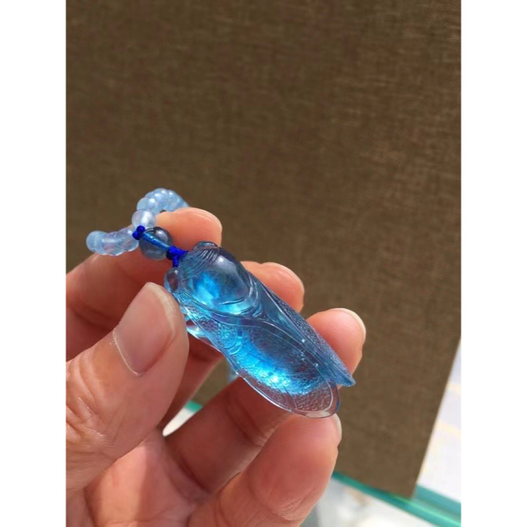 ⭐︎【高級】天然 アクアマリン ネックレス 29.2g