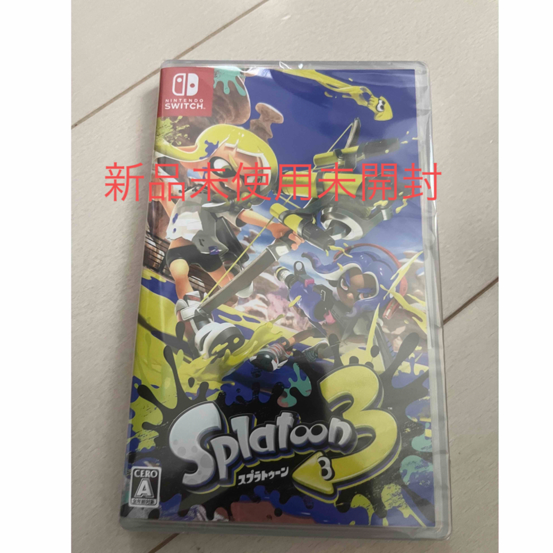 【新品未開封】　スプラトゥーン3/Switch/HACPAV5JA/A