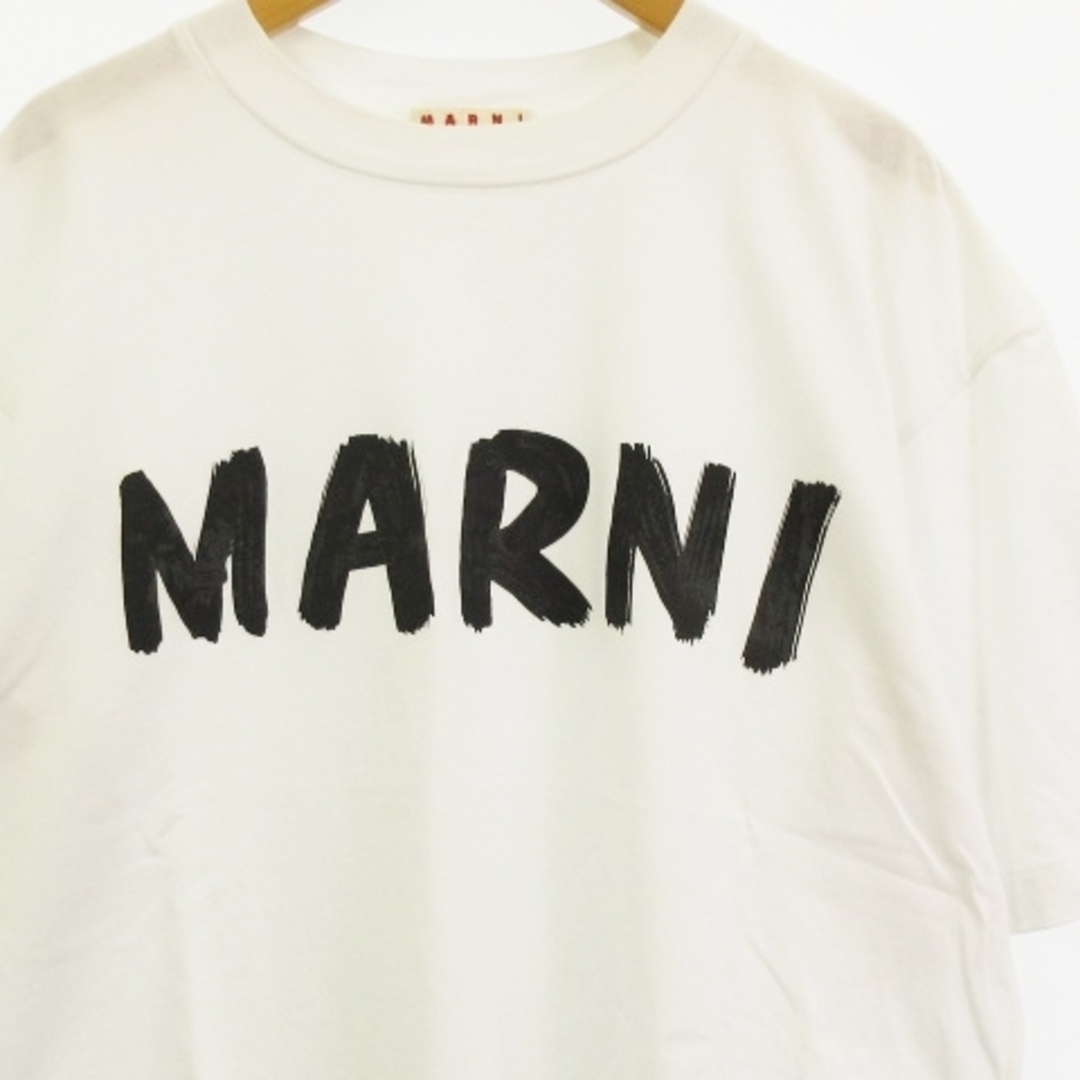 マルニ 22SS Tシャツ レタリングプリント ロゴ オーバーサイズ 白 36