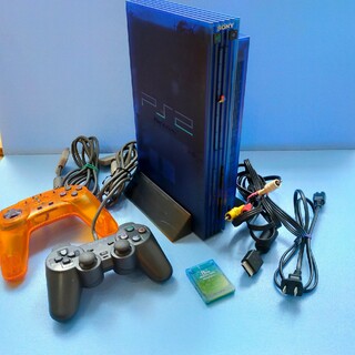 SONY PlayStation2 SCPH-30000　オーシャンブルー(家庭用ゲーム機本体)