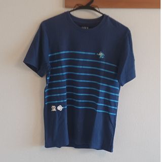 ユニクロ(UNIQLO)のロックマン　ユニクロ　メンズ　Tシャツ　S　紺(その他)