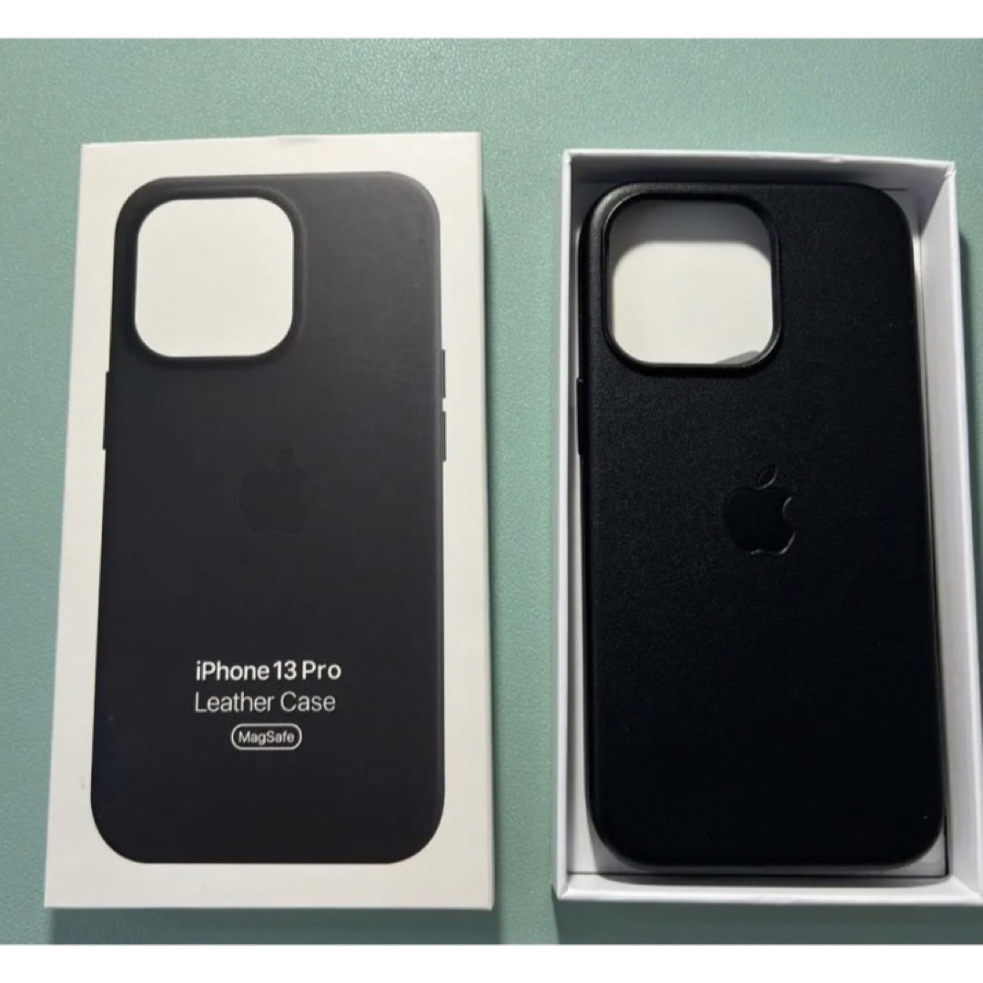 Apple(アップル)のiPhone13 pro 純正レザーケース　新品　ミッドナイト スマホ/家電/カメラのスマホアクセサリー(iPhoneケース)の商品写真