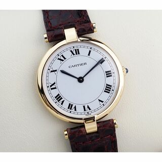 カルティエ(Cartier)の美品 カルティエ ヴァンドーム ルイ カルティエ 18KYG 無垢 LM(腕時計(アナログ))