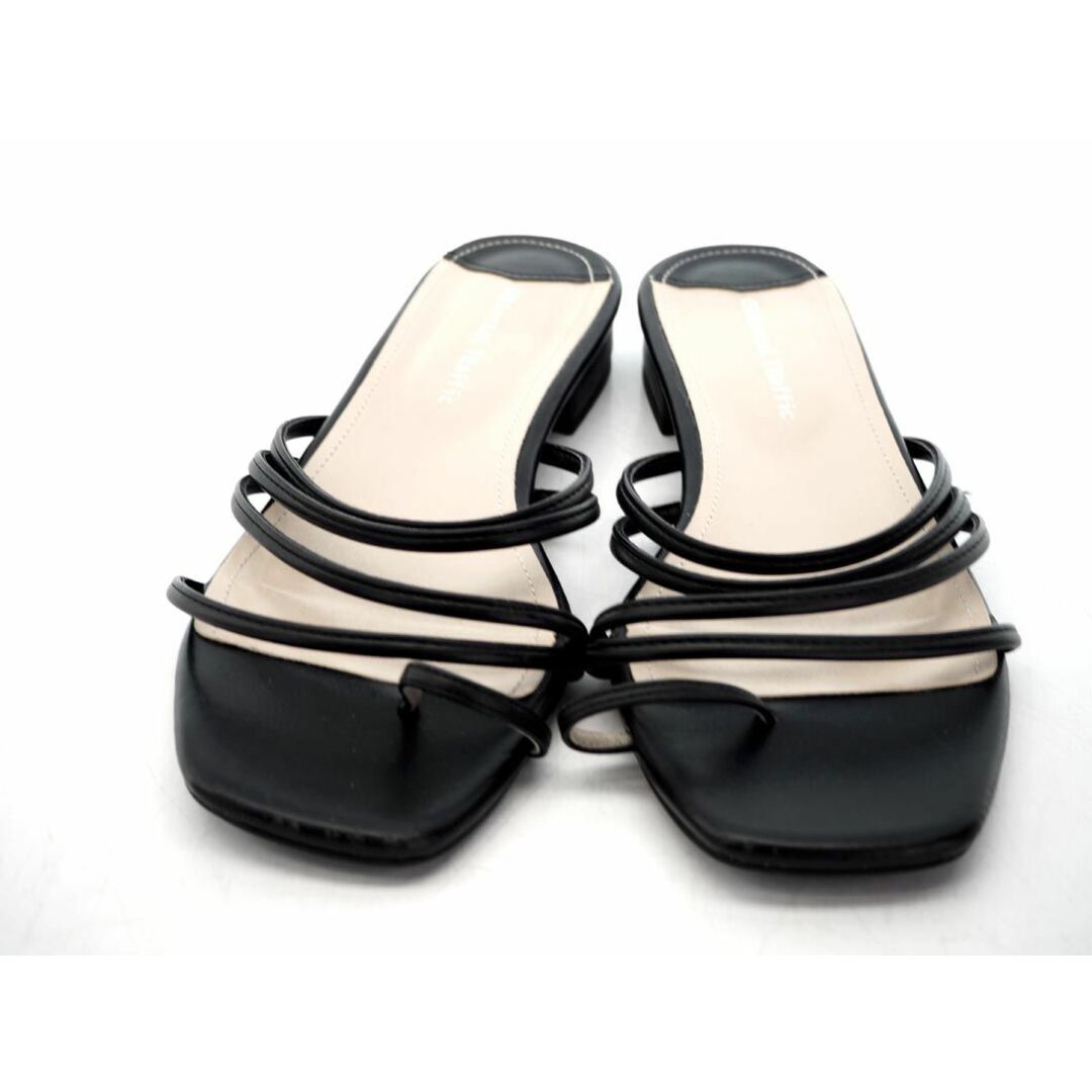 ORiental TRaffic(オリエンタルトラフィック)のORiental TRaffic オリエンタルトラフィック 細ベルト フラット サンダル sizeL（24.5ｃｍ）/黒  ■◆ レディース レディースの靴/シューズ(サンダル)の商品写真