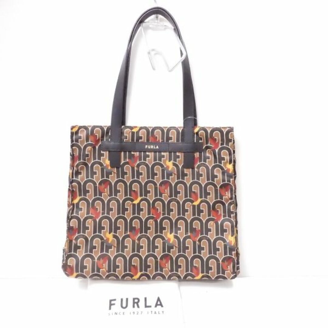 美品 FURLA フルラ DIGIT ディジット (WB00202) トートバッグ 1点 ブラウン レディース AY3788C