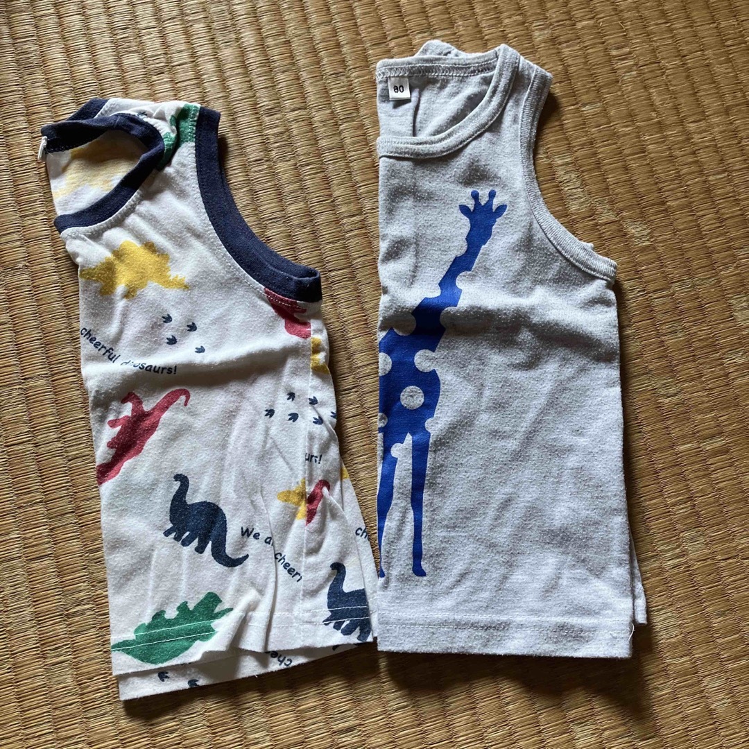 西松屋(ニシマツヤ)のベビー 80セット キッズ/ベビー/マタニティのベビー服(~85cm)(ロンパース)の商品写真