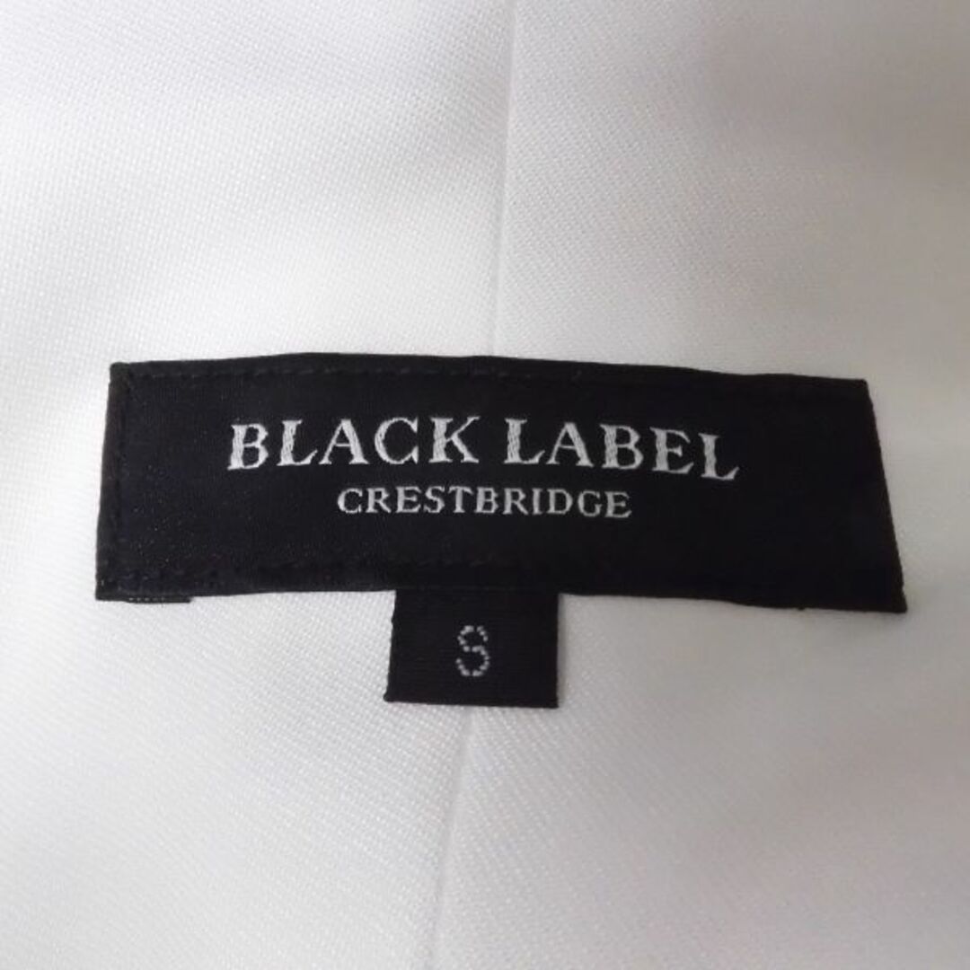 BLACK LABEL CRESTBRIDGE(ブラックレーベルクレストブリッジ)の未使用 BLACK LABEL CRESTBRIDGE ブラックレーベルクレストブリッジ テクニカルテーラリングシャツ 1点 ホワイト S ポリエステル ボタンダウン Yシャツ ビジネス ドレス メンズ AU1672A40  メンズのトップス(シャツ)の商品写真