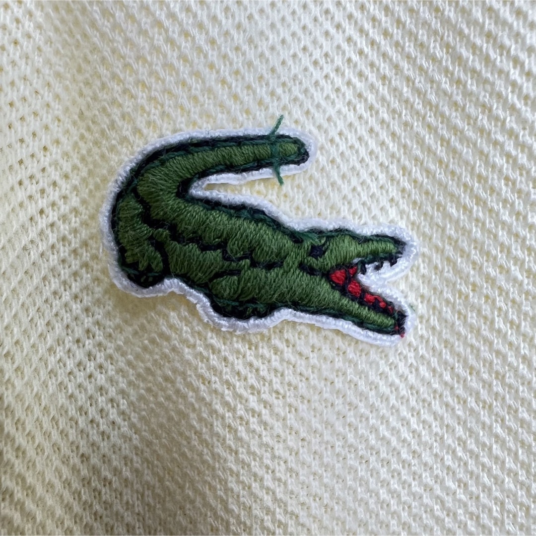 LACOSTE(ラコステ)のLACOSTE  IZOD製　ラコステ　ポロシャツ　半袖　イエロー　M 古着 メンズのトップス(ポロシャツ)の商品写真