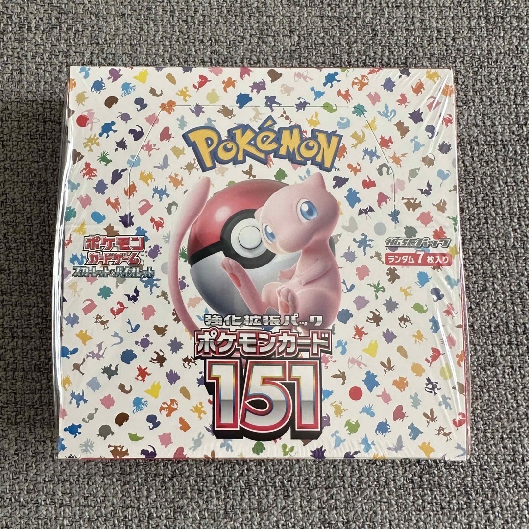 ポケモンカード 151 BOX シュリンク付き